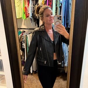 BCBGeneration Black Leather Jacket